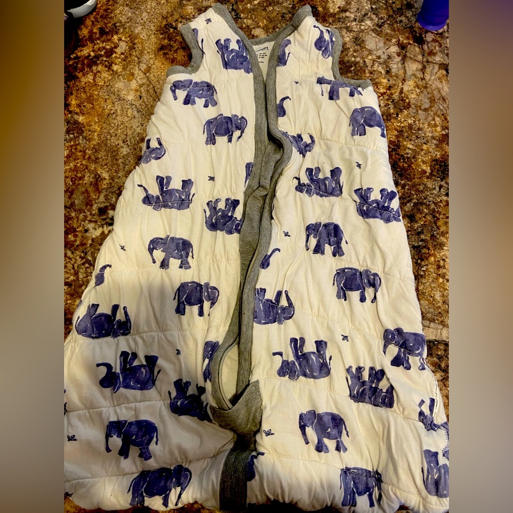 Burt’s Bees Baby Organic Cotton Quilted Beekeeper Sleep Sack 1.5 TOG sz M